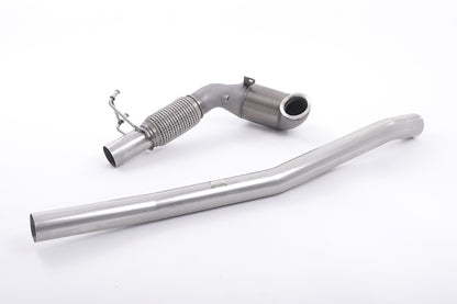 Milltek Exhaust  Volkswagen Golf Mk7 2.0TFSI Alltrack / Estate / Station Wagon / Combi 4-Motion Cast Downpipe with Race Cat SSXVW387 - TMC Motorsport