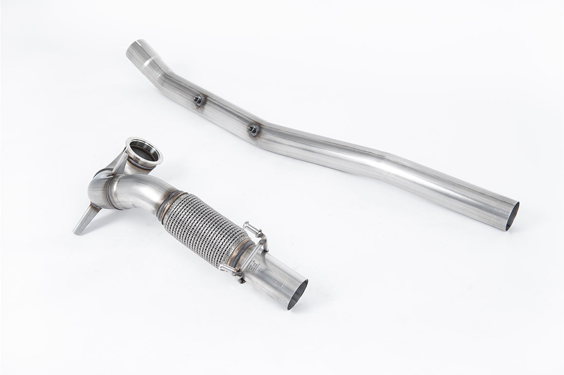 Large Bore Downpipe with Catalyst Delete - For Milltek Cat-Back (Audi/Seat/VW)