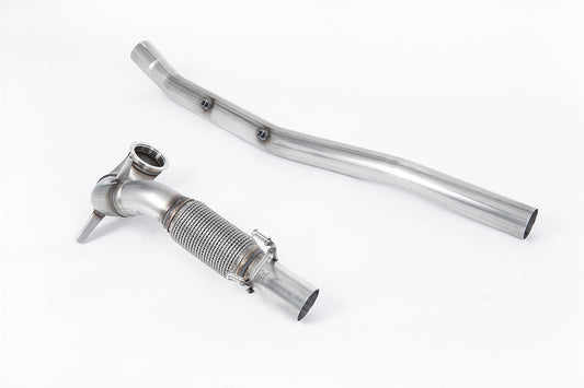Large Bore Downpipe with Catalyst Delete - For Milltek Cat-Back (Audi/Seat/VW)