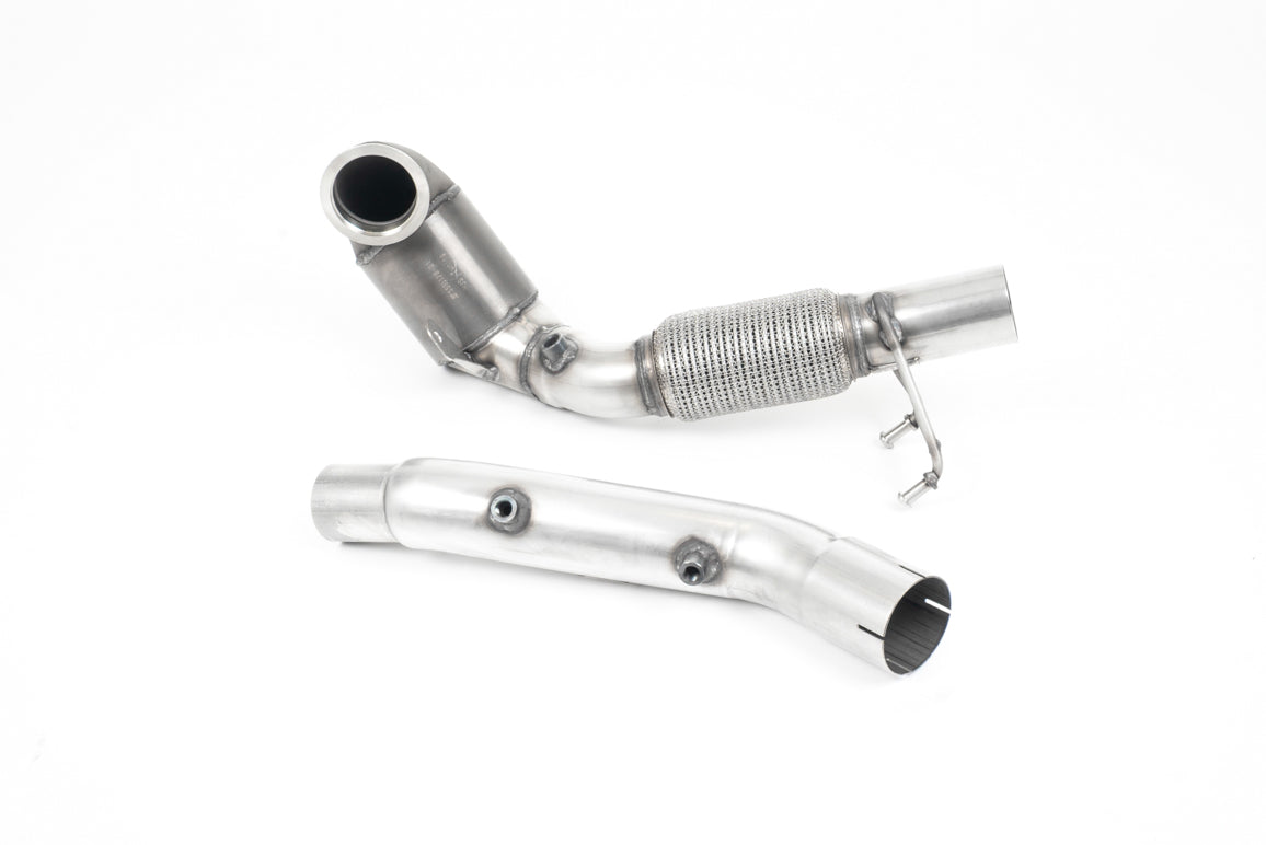 Seat Leon Cupra (1.8T/1.9 TDI) &amp; VW Golf MK4 GTI (1.8T/1.9 TDI) - Cast Downpipe with 200 Cell Race Cat and GPF/OPF Delete (For OE Catback Only)