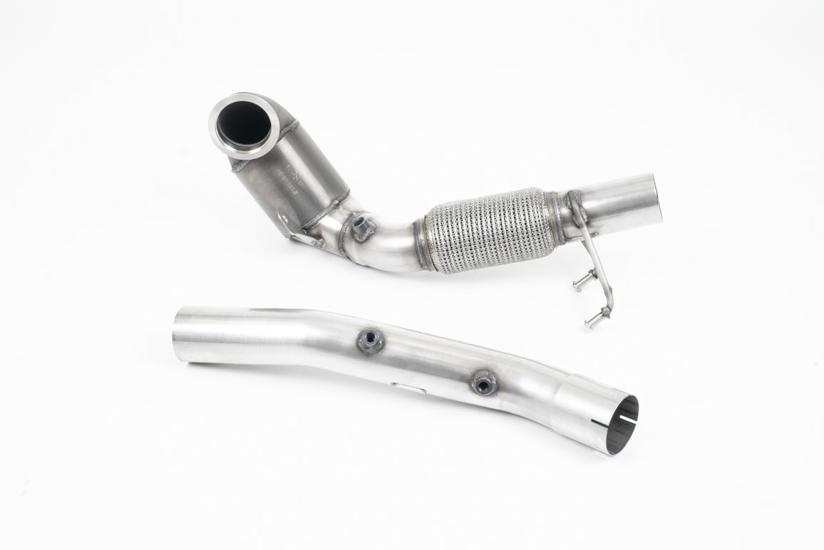 Seat Leon Cupra (1.8T/1.9 TDI) &amp; VW Golf MK4 GTI (1.8T/1.9 TDI) - Cast Downpipe with 200 Cell Race Cat and GPF/OPF Delete (For Milltek Catback Only)