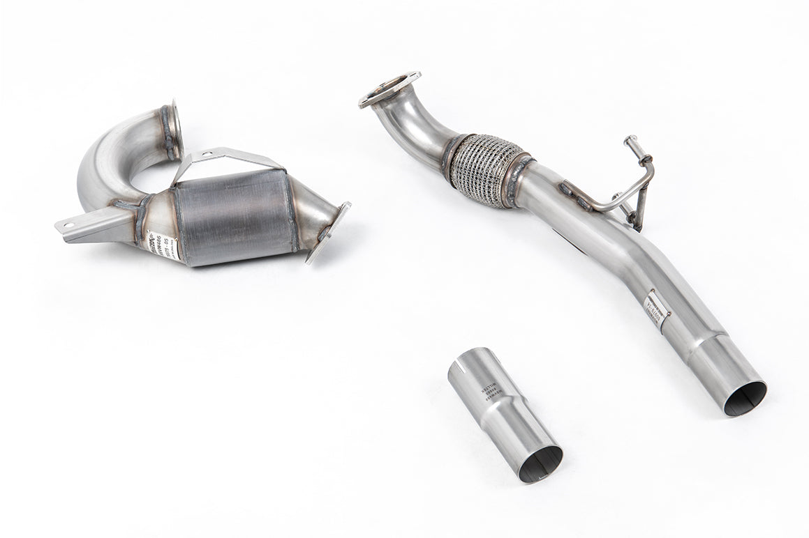 VW Up GTI 115ps &amp; 1.0TSI 90ps - Hi Flow Sports Cat &amp; Downpipe - For Milltek Cat Back