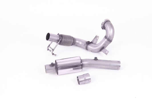 VW Polo GTI 2.0 TSI (AW - 5 Door/Pre Facelift/GPF Models) - Resonated (Quieter) Downpipe &amp; De-Cat - For OE Cat-Back