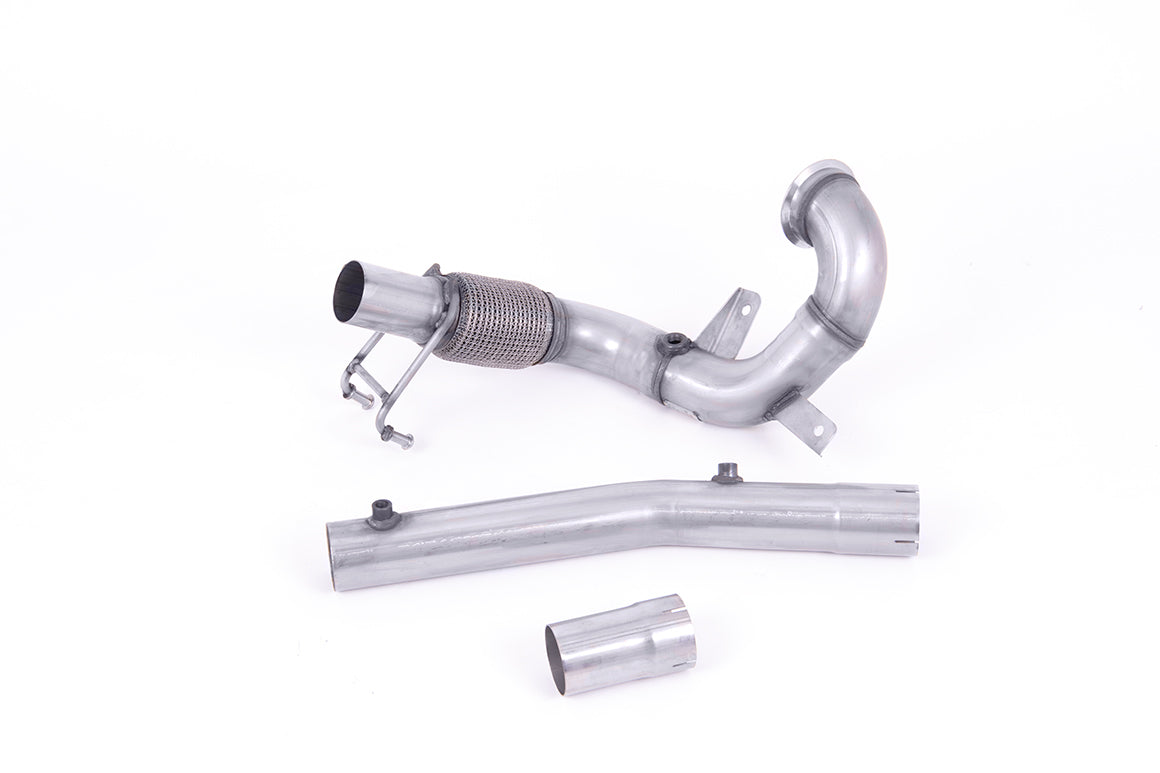 VW Polo GTI 2.0 TSI (AW - 5 Door/Pre Facelift/GPF Models) - Non-Resonated (Louder) Downpipe &amp; De-Cat - For Milltek Cat-Back