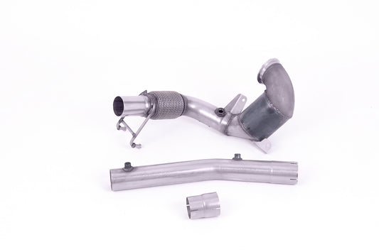 VW Polo GTI 2.0 TSI (AW - 5 Door/Pre Facelift/GPF Models) - Non-Resonated (Louder) Downpipe with Hi-Flow Sports Cat - For OE Cat-Back