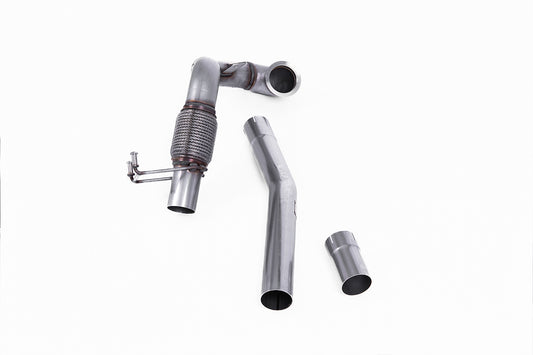 Milltek Exhaust  Volkswagen Polo GTI 2.0 TSI (AW  5 Door)  Non GPF/OPF Models Only Large-bore Downpipe and De-cat SSXVW567 - TMC Motorsport