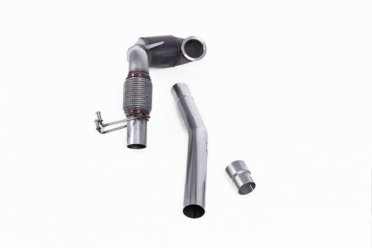 Milltek Exhaust  Volkswagen Polo GTI 2.0 TSI (AW  5 Door)  Non GPF/OPF Models Only Cast Downpipe with Race Cat SSXVW572 - TMC Motorsport