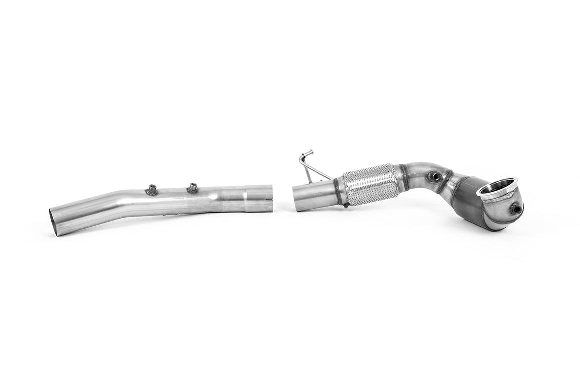 Large Bore Downpipe and Hi-Flow Sports Cat - For Milltek OPF-Back (Seat/Skoda/VW)