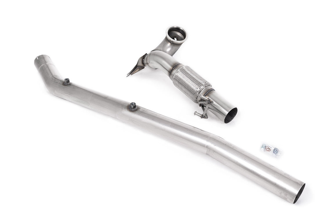 Large-bore Downpipe and De-cat - Fits to Milltek System (Golf Mk8 R/Audi S3 8Y)