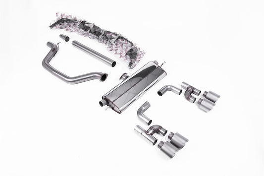 VW Golf GTI Mk8 - Particulate Filter-Back - Golf R Style - Road+ with Titanium Tips