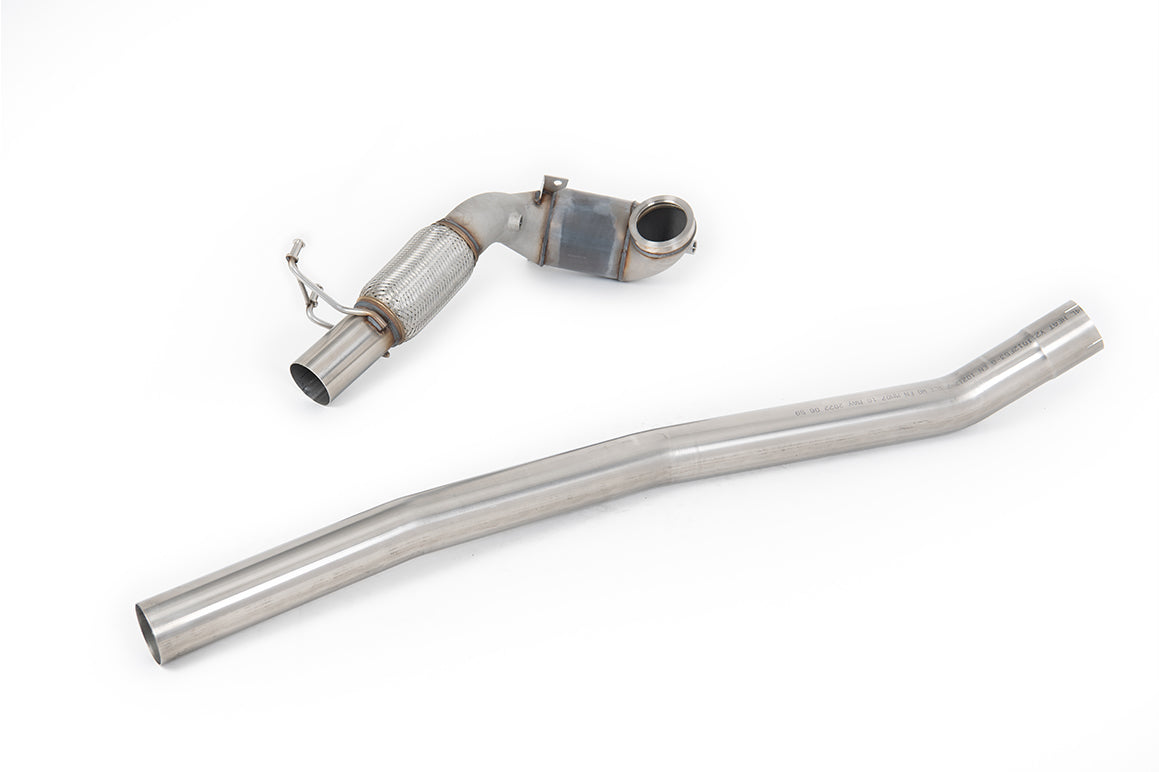 Large-bore Downpipe and Hi-Flow Sports Cat (VW Golf R Mk7) (For Milltek Cat-Back)