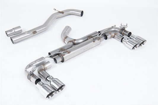 Milltek Exhaust  Volkswagen Golf R MK7 2.0 TSI 300PS 80mm RACE System (Non-Resonated  LOUD / LOUDEST) Cat-back Exhaust SSXVW713 - TMC Motorsport
