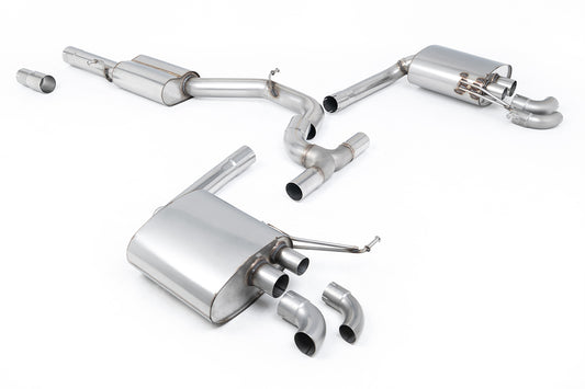 VW Arteon 2.0 TSI (USA Non Valved/Downturn Tips) - 76mm Resonated Non-Valved Cat-back System