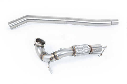 Large Bore Downpipe and De-Cat (VW Golf R Mk7.5) (For OE Cat-Back)