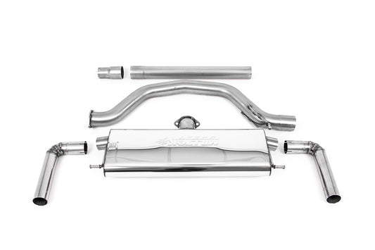 VW Golf GTI Mk8 - 80mm OPF/GPF Back System with OE+ Style Polished Oval Trims