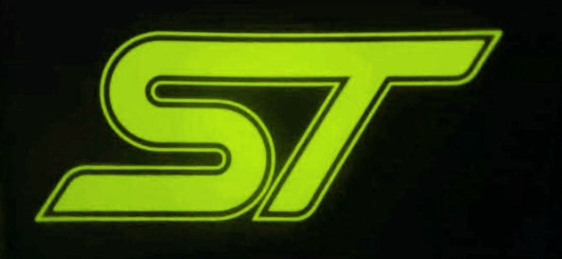 LED ST Logo Puddle Light for MK2 / MK3 Focus ST – Coloured Projection | Plug & Play Replacement