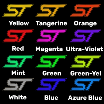Ford Fiesta MK7 / MK7.5 - ST Logo Projector Puddle Light Replacement Units (Multiple Colours) 2013-2017