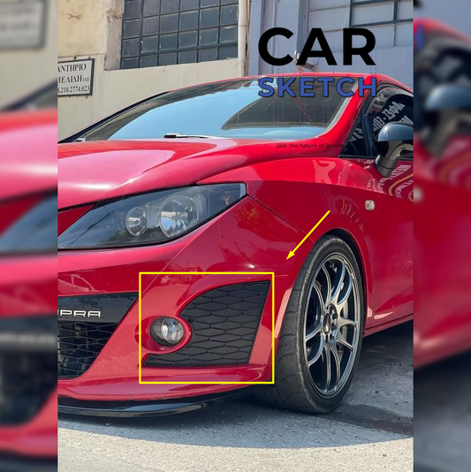 Seat Ibiza 6J Cupra/Bocanegra Front Bumper Side Grilles * 6JL 853 666 - 6JL 853 665 *