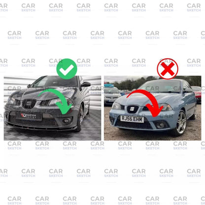 Seat Ibiza 6L Cupra Front Lower Grilles * 6LL 853 665 - 6LL 853 666 *