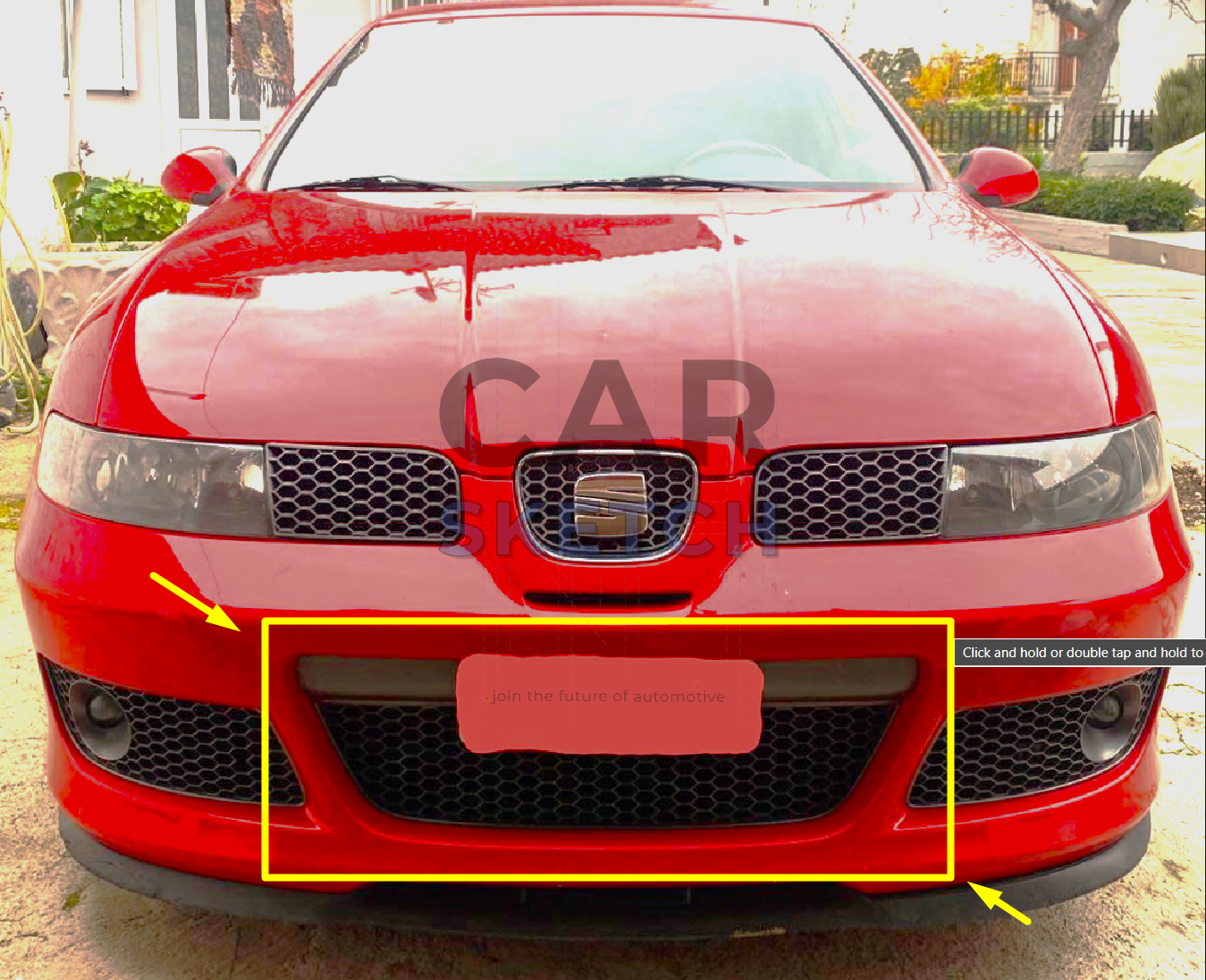 Seat Leon 1M Cupra Front Center Lower Grille  *1ML 853 668 79Y*