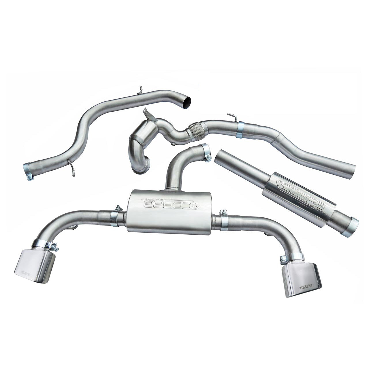 Cobra Sport Seat Leon Cupra 280/290/300 (14-18) (Pre-GPF) Turbo Back Performance Exhaust - TMC Motorsport