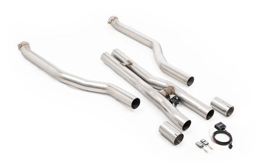 BMW M5 G90/G99 (NAS/ROW Spec) - Secondary Catalyst Bypass - For OE Axle Back and Downpipes