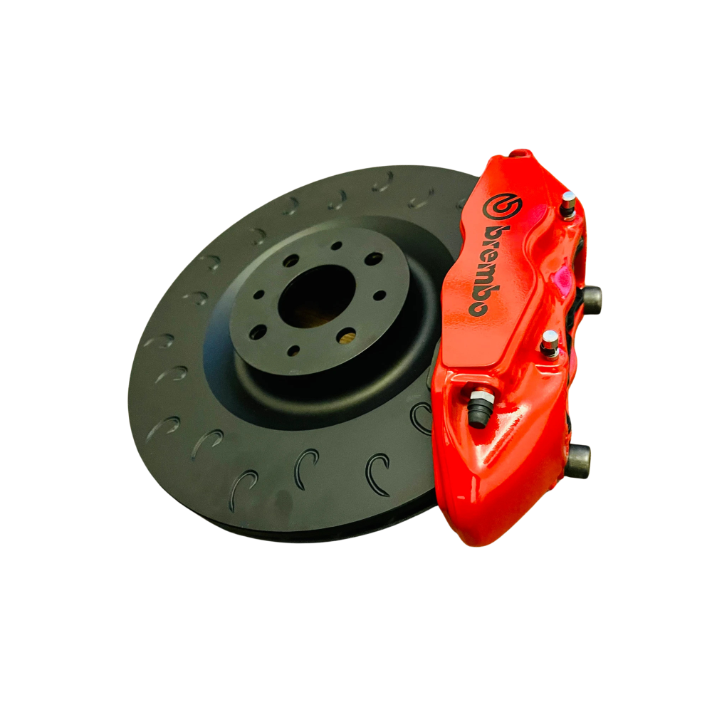 330mm Abarth Big Brembo 4 Pot Front Brake Kit for Abarth 500 / 595 / 695 - TMC Motorsport