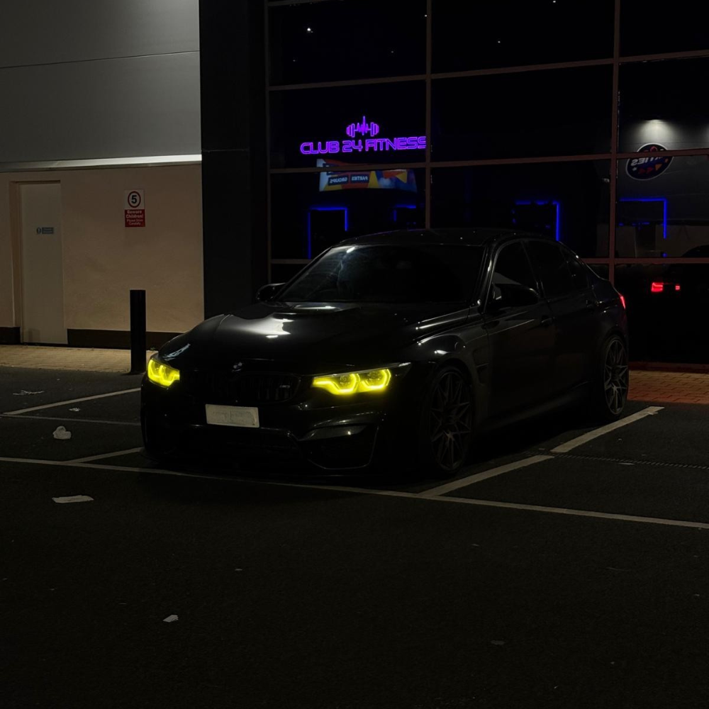 TMC CSL Yellow DRL LED Module Set With Heatsink – BMW F80 M3 / F82 M4 / F32 / F36 / F86 LCI Adaptive Headlights