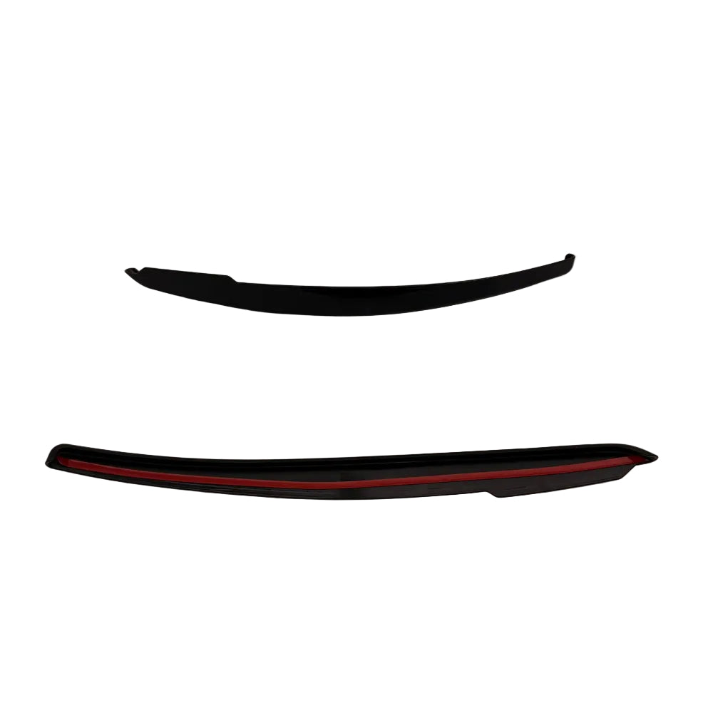 Abarth 500 / 595 / 695 Gloss Black Rear Wheel Arch Splashguard Covers