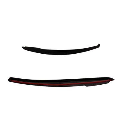 Abarth 500 / 595 / 695 Gloss Black Rear Wheel Arch Splashguard Covers