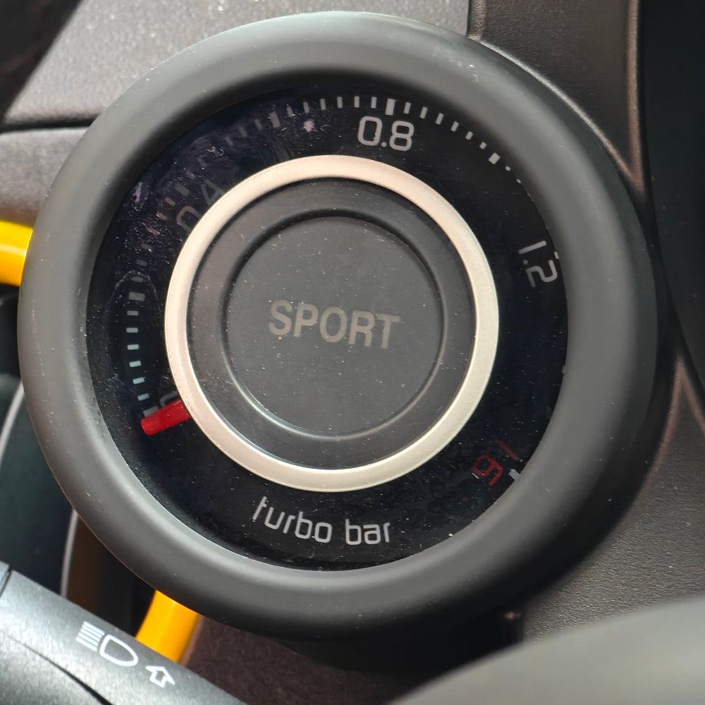 Abarth 500 / 595 / 695 Boost Gauge Pod Ring Face Cover – EU & USA LHD Only