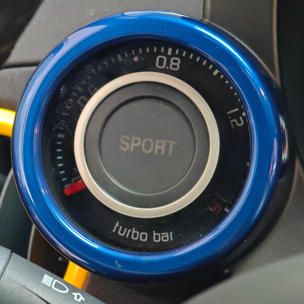 Abarth 500 / 595 / 695 Boost Gauge Pod Ring Face Cover – EU & USA LHD Only