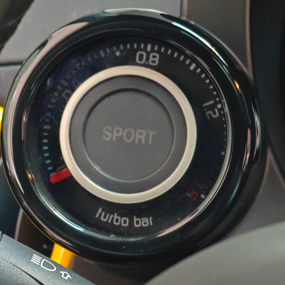 Abarth 500 / 595 / 695 Boost Gauge Pod Ring Face Cover – EU & USA LHD Only