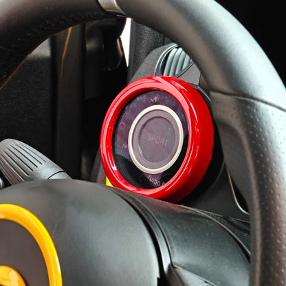 Abarth 500 / 595 / 695 Boost Gauge Pod Ring Face Cover – EU & USA LHD Only
