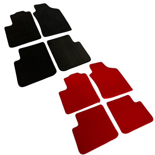 Abarth 500 / 595 / 695 Carpet Mats – No Coloured Border (LHD) – TMC Motorsport
