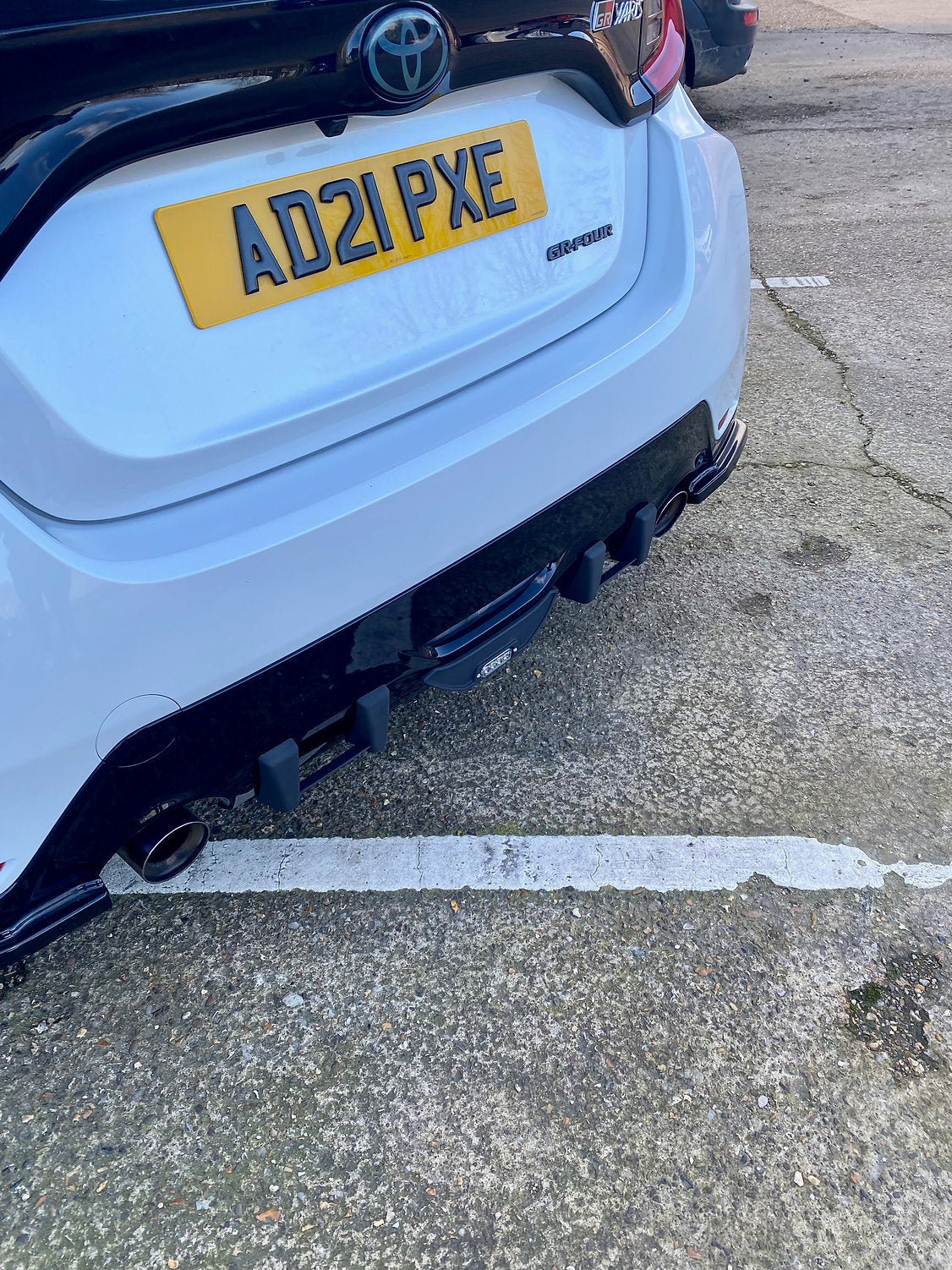 Toyota GR Yaris - Rear Diffuser Fins - TMC Motorsport