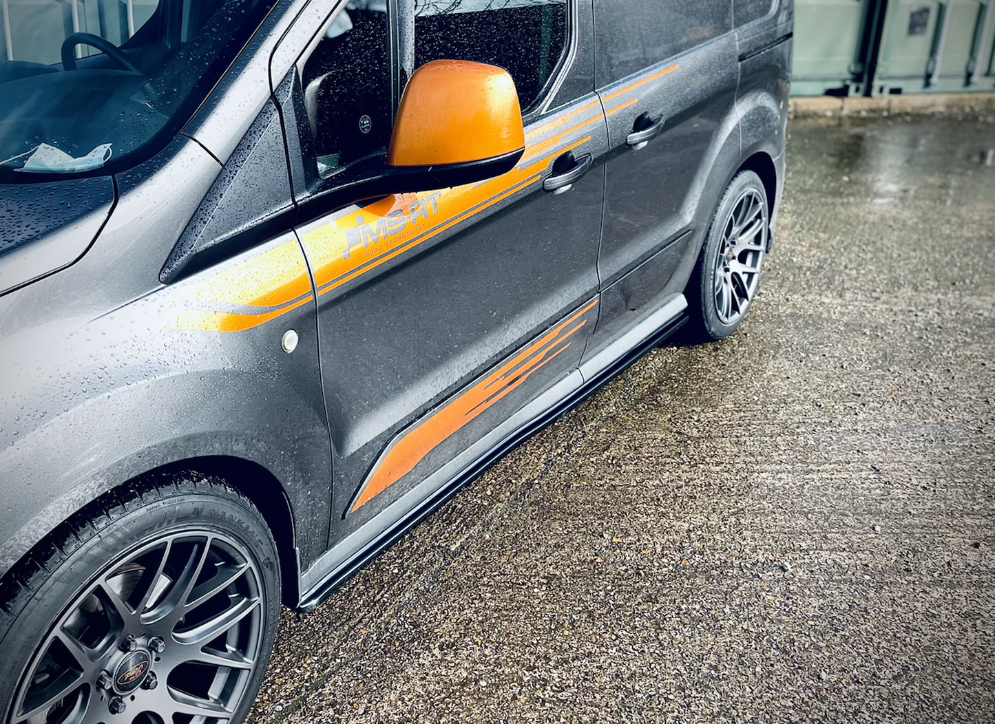 Ford Transit Connect MK2 Pre Facelift Short Wheelbase - Side Skirt Splitters - TMC Motorsport