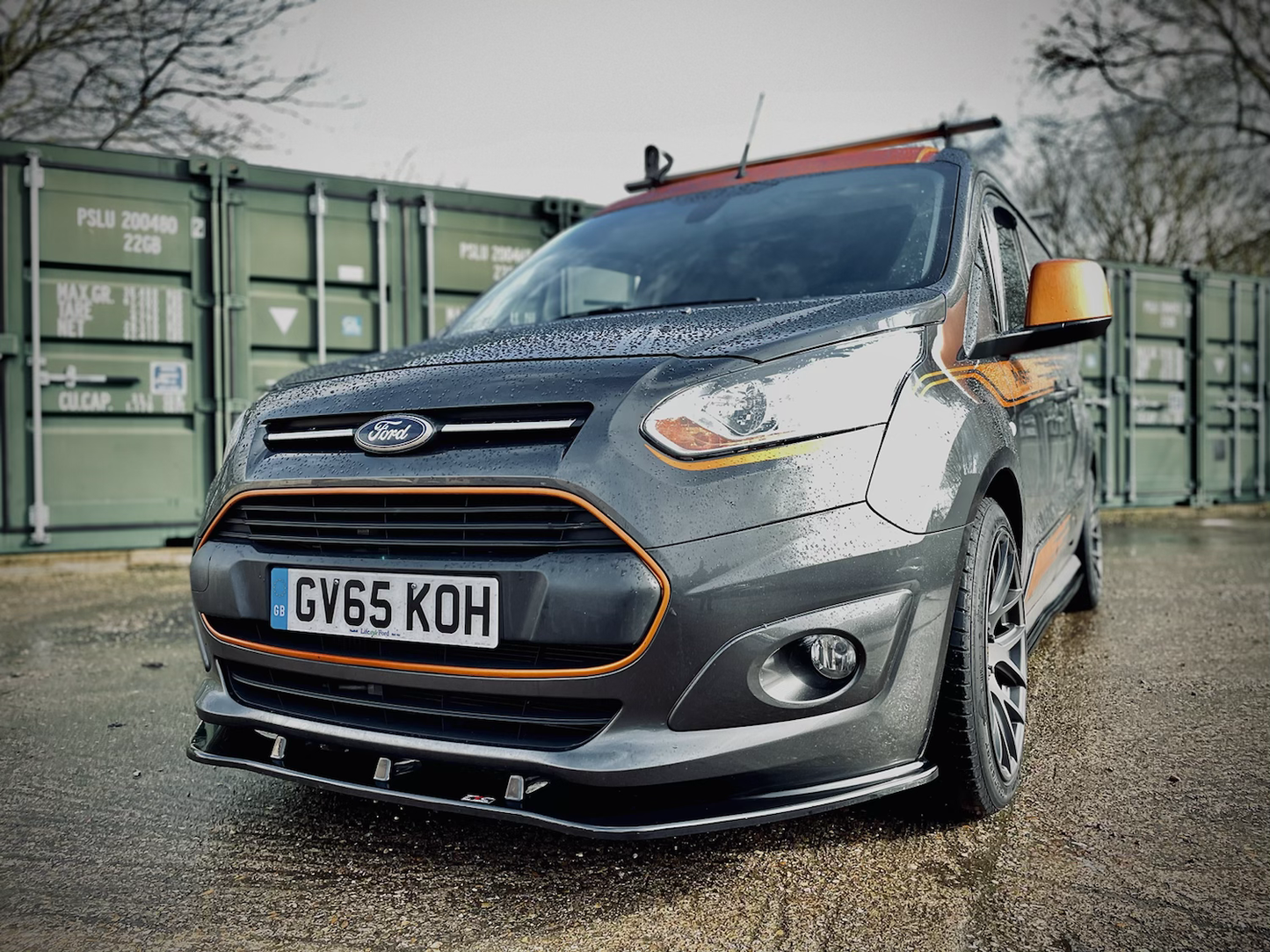 Ford Transit Connect MK2 Pre Facelift Long Wheelbase - Front Splitter - TMC Motorsport