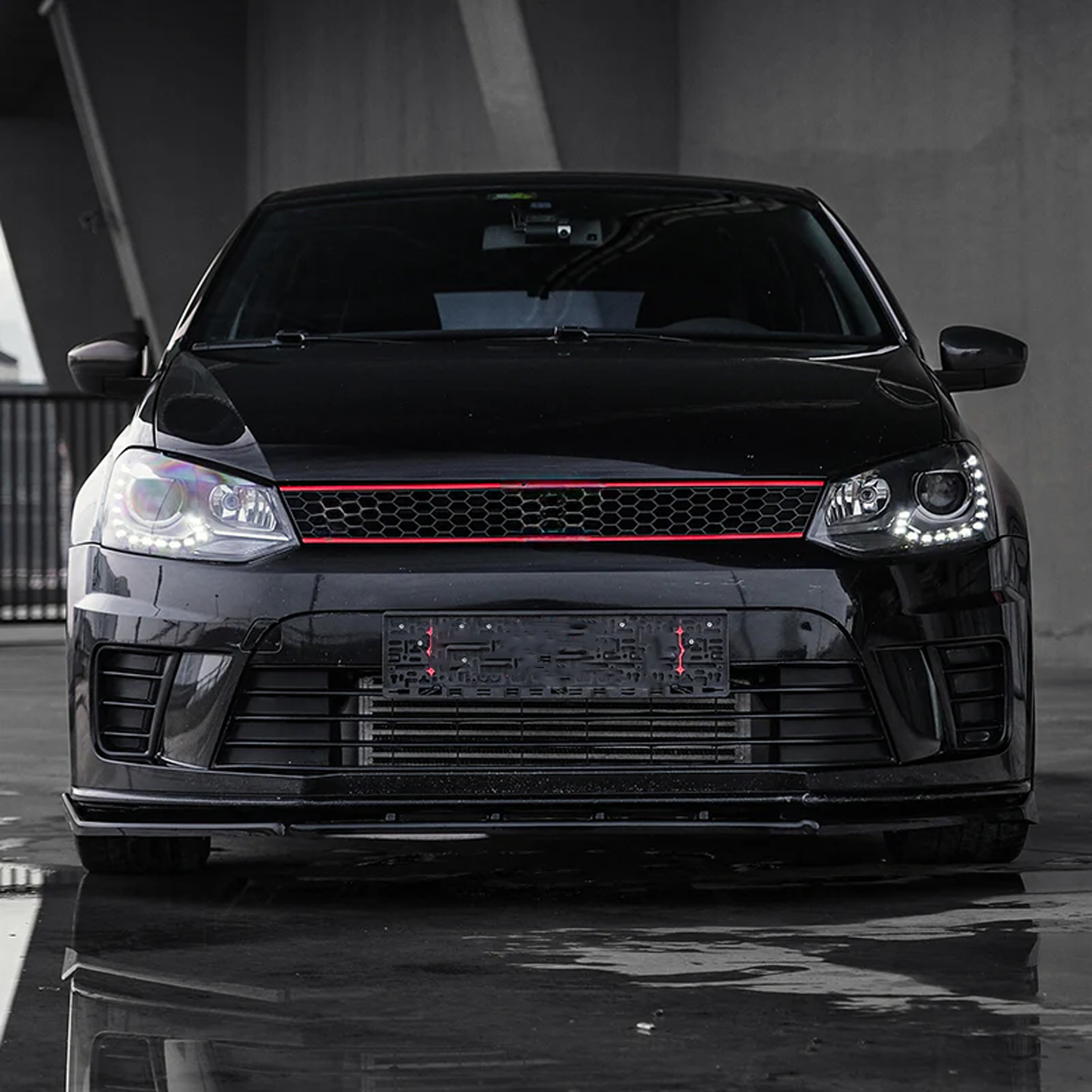 Volkswagen Polo Gti Mk5 2009-2014 Complete Body Kit in Gloss Black