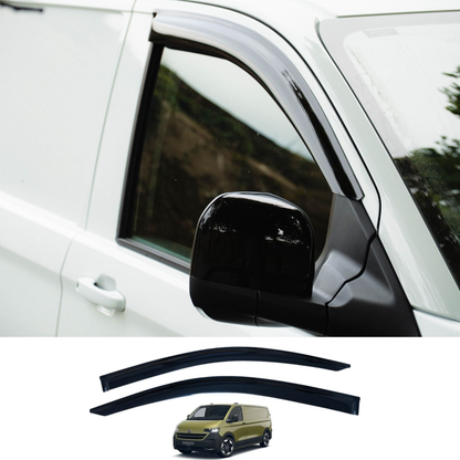 Volkswagen Transporter T7 2024 On Stx Wind Deflectors – External Fit