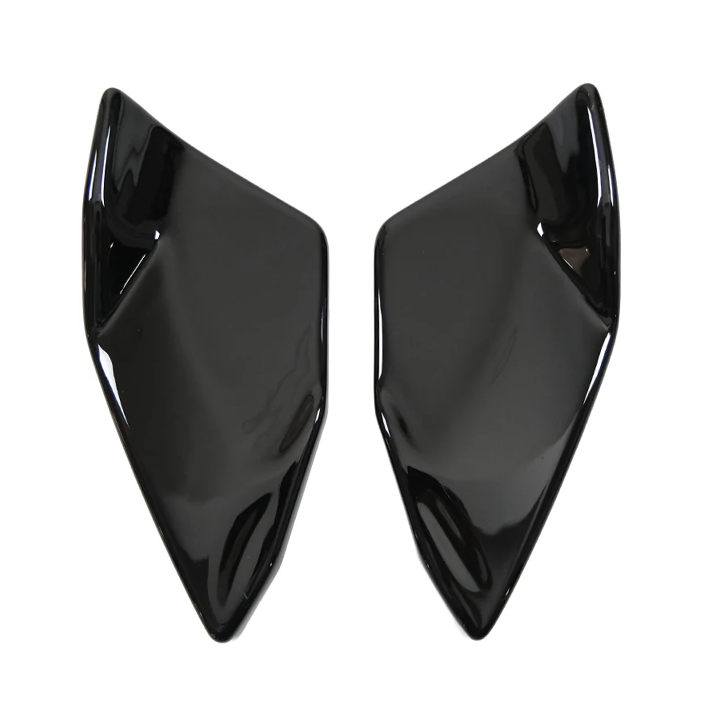 Volkswagen Sirocco R 2014-2017 Rear Side Splitters in Gloss Black