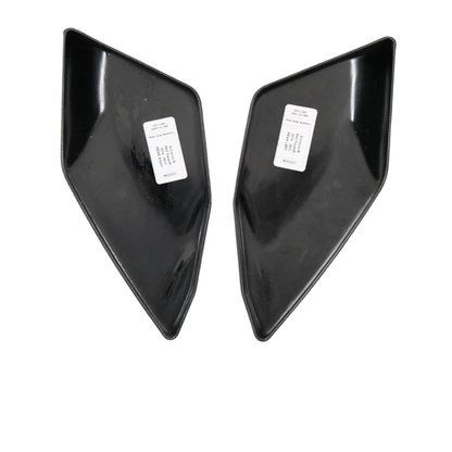 Volkswagen Sirocco R 2014-2017 Rear Side Splitters in Gloss Black