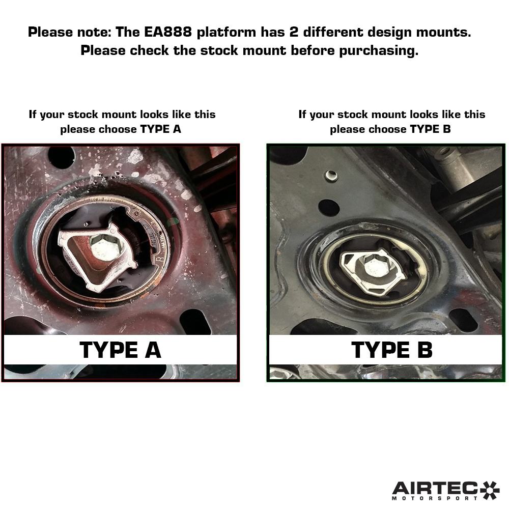 AIRTEC Motorsport Torque Mount Insert for MQB EA888 (Type A & B) - TMC Motorsport