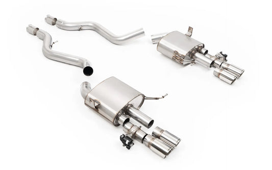 BMW E90/E92 M3 - V2 Valved System with Polished Tips
