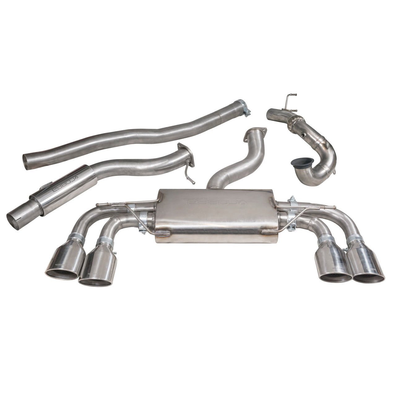 Cobra Sport VW Golf R (Mk7.5) 2.0 TSI (5G) (18-20) Turbo Back Performance Exhaust - TMC Motorsport