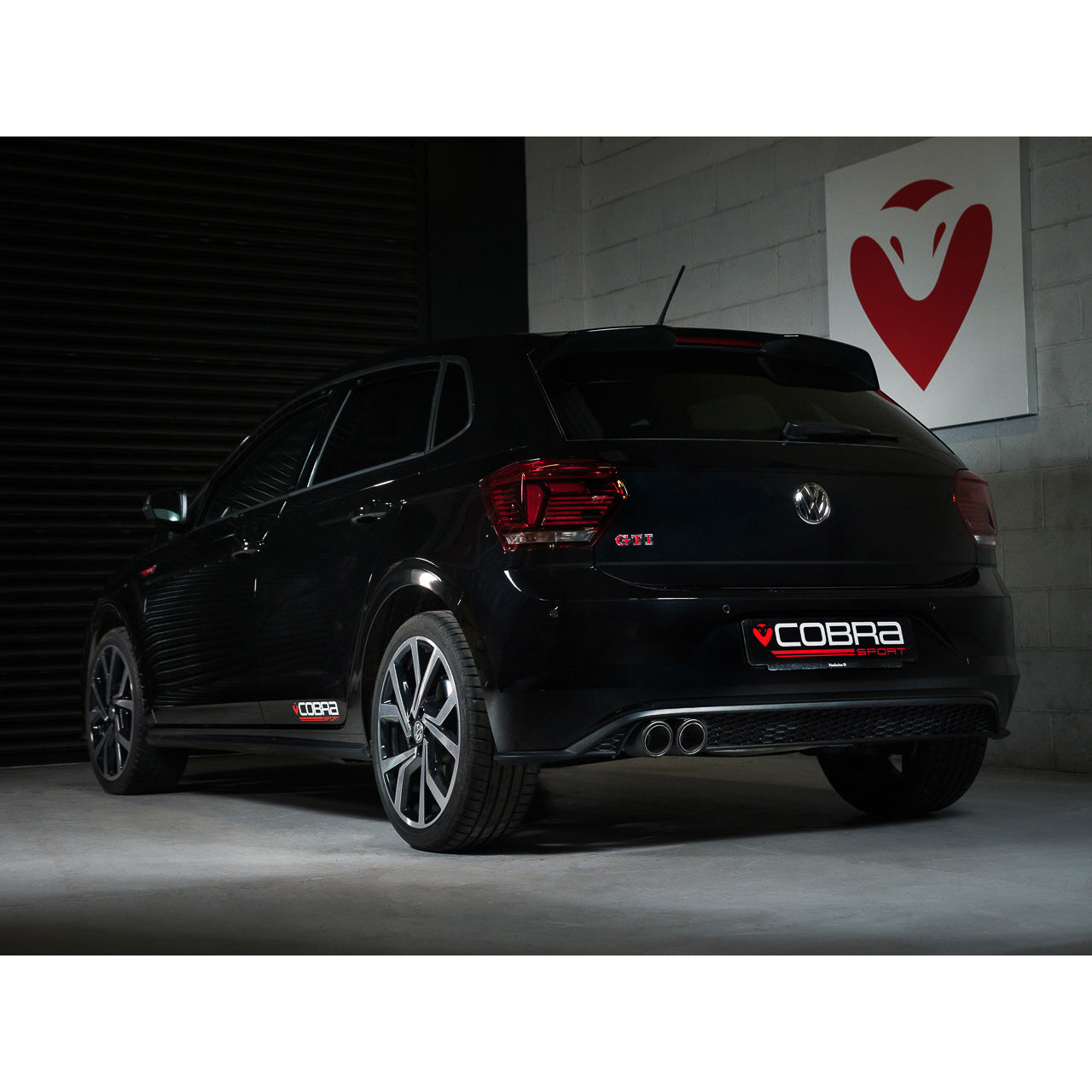 Cobra Sport VW Polo GTI (AW) Mk6 2.0 TSI (17-18 Pre-GPF Models) Cat Back Performance Exhaust - TMC Motorsport