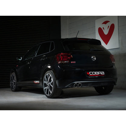 Cobra Sport VW Polo GTI (AW) Mk6 2.0 TSI (17-18 Pre-GPF Models) Cat Back Performance Exhaust - TMC Motorsport