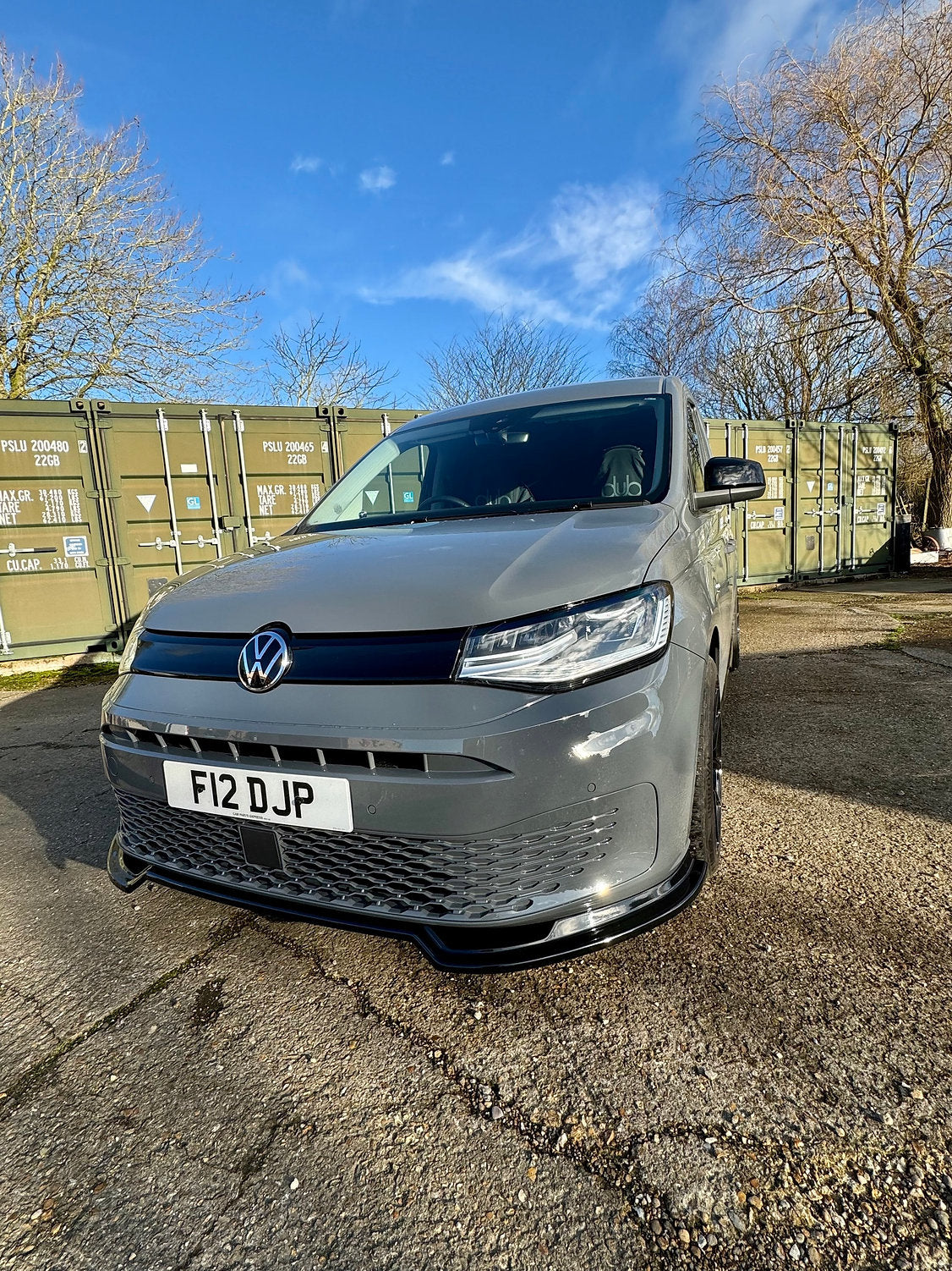 Volkswagen Caddy MK5 - V2 Front Splitter - TMC Motorsport