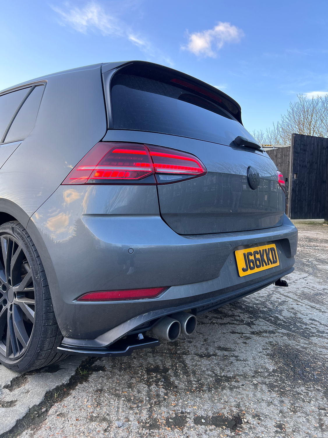 Gtd Rear Volkswagen Golf MK7.5 GTD - Rear Spats – TMC Motorsport