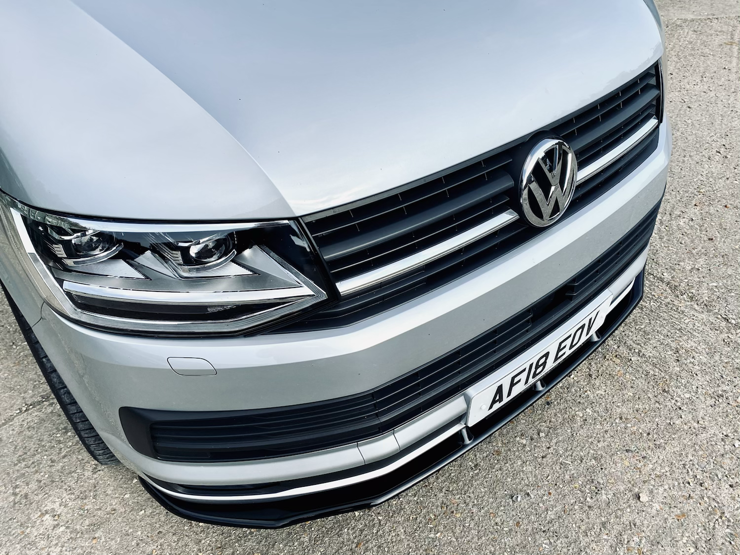 Volkswagen Transporter T6 Non-Sportline Long Wheelbase - Styling Factory Front Splitter - TMC Motorsport